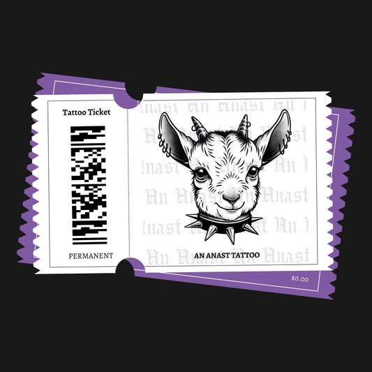 Goth Goat - Tattoo Ticket